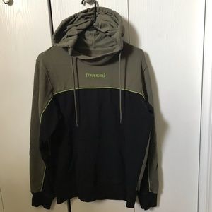 True Religion Men’s Hoodie Green & Black Medium